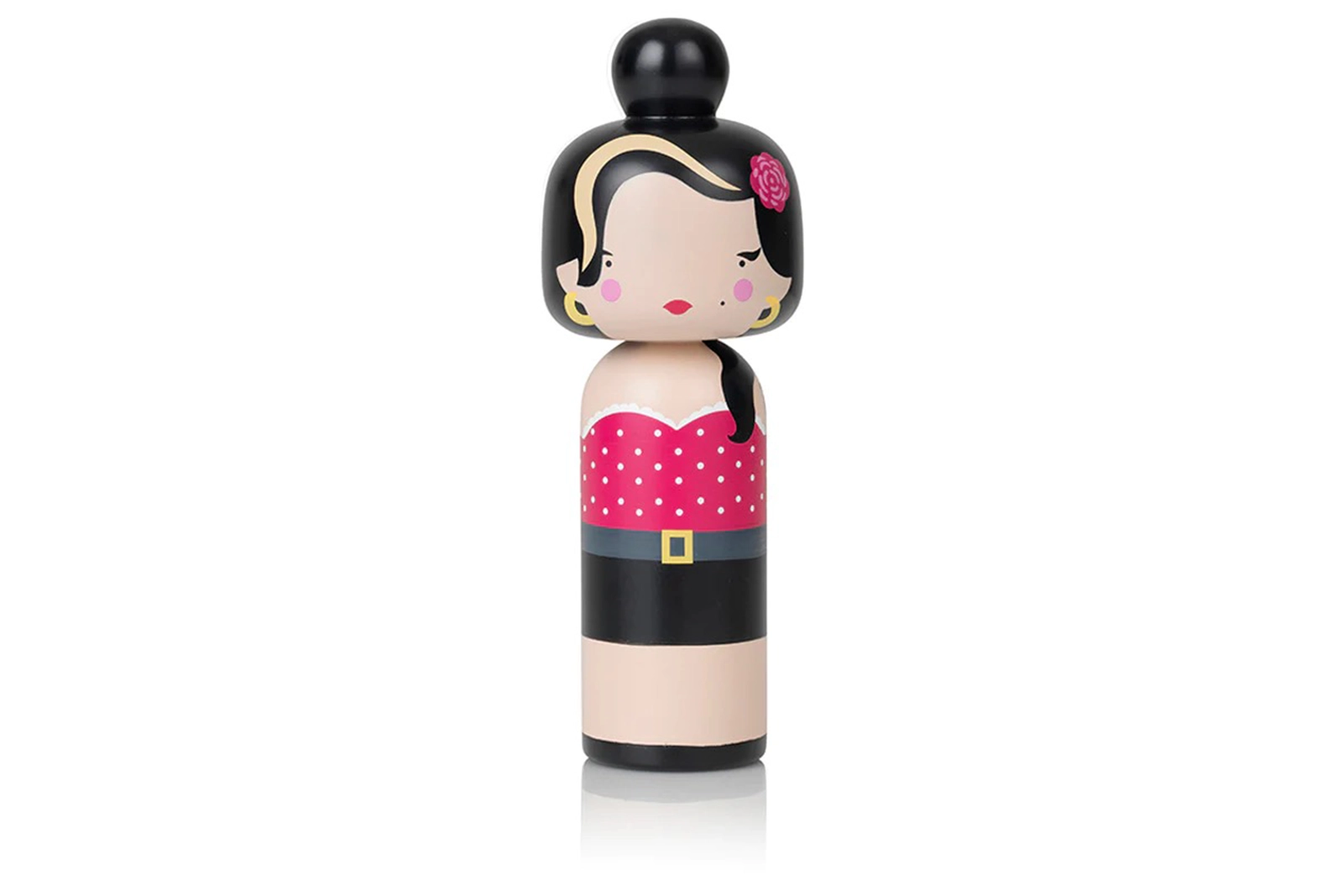 Lucie Kaas Kokeshi Doll Amy | S Größe | Schima Superba-Holz | Becky Kemp Design | Jazz-Soul Ikone | Stilvolle Deko Figur Lucie Kaas Kokeshi Doll Amy | S Größe | Schima Superba-Holz | Becky Kemp Design | Jazz-Soul Ikone | Stilvolle Deko Figur