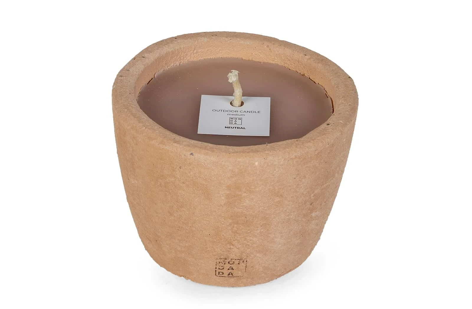 Mon Dada Urban Outdoor Kerze M Sienna | Handgefertigt in Belgien | Neutraler Duft | Soja- & Kokoswachs | Ideal als Geschenk Mon Dada Urban Outdoor Kerze M Sienna | Handgefertigt in Belgien | Neutraler Duft | Soja- & Kokoswachs | Ideal als Geschenk