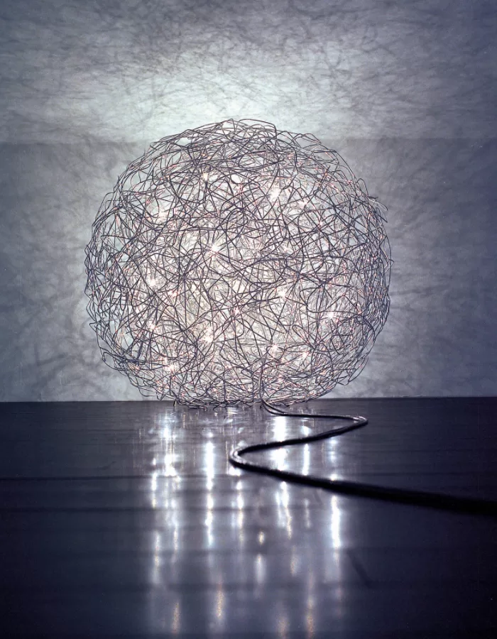 Novoline Scala Indoor Bodenleuchte Gold, 50 cm, handgefertigt aus Aluminiumdraht, mit 6x G4 LED Halogen, edel und verspielt Novoline Scala Indoor Bodenleuchte Gold, 50 cm, handgefertigt aus Aluminiumdraht, mit 6x G4 LED Halogen, edel und verspielt