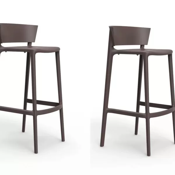 Vondom Africa Barstuhl Bronze 76 cm - 2er Set, Ausstellungsstücke, minimalistisch, wetterbeständig, komfortabel, hochwertig Vondom Africa Barstuhl Bronze 76 cm - 2er Set, Ausstellungsstücke, minimalistisch, wetterbeständig, komfortabel, hochwertig