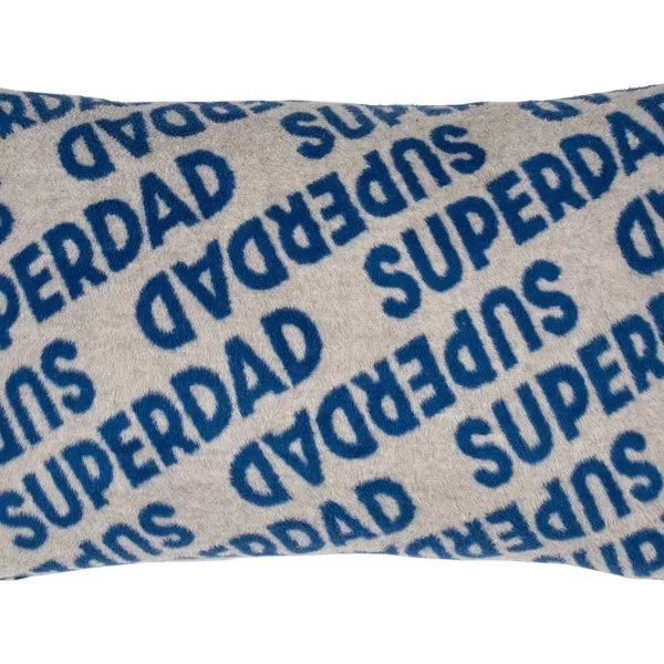 pad SUPER | Kissenhülle 35 x 60 cm | Blau | SUPERDAD