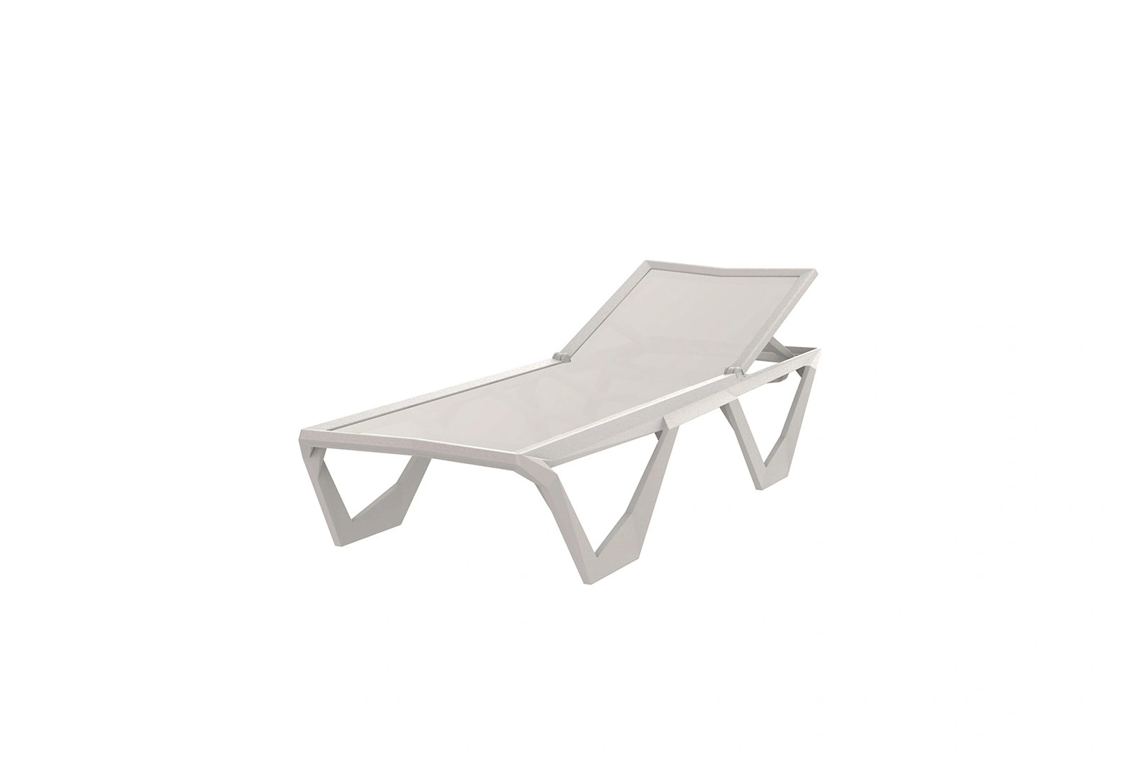 Vondom Voxel Sonnenliege 2er Set Ecru - Designer Liegen, verstellbare Rückenlehne, wetterfest, stapelbar, Indoor/Outdoor, Polypropylen Vondom Voxel Sonnenliege 2er Set Ecru - Designer Liegen, verstellbare Rückenlehne, wetterfest, stapelbar, Indoor/Outdoor, Polypropylen