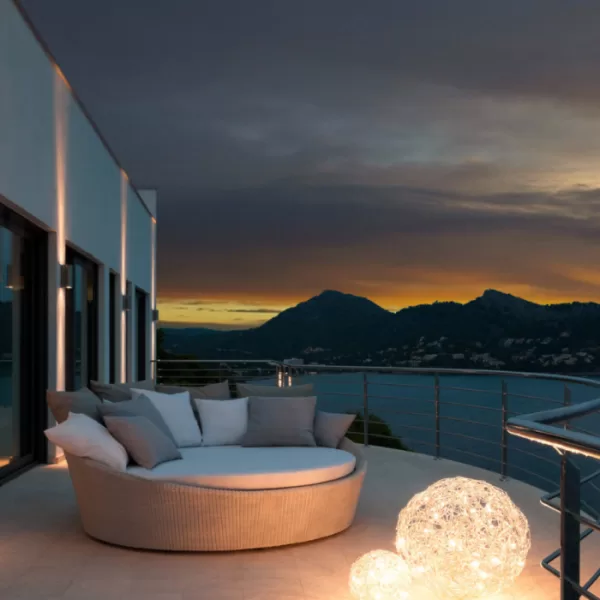 Novoline Scala Outdoor Bodenleuchte 70 cm - Handgemacht aus Aluminiumdraht mit LED, Edles Design für Garten & Terrasse Novoline Scala Outdoor Bodenleuchte 70 cm - Handgemacht aus Aluminiumdraht mit LED, Edles Design für Garten & Terrasse
