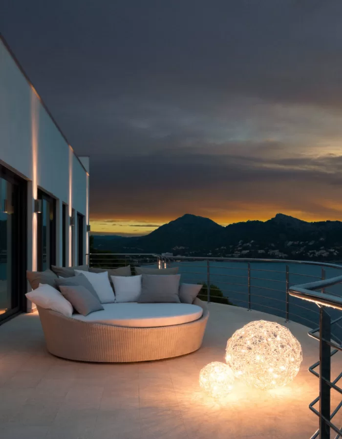 Novoline Scala Outdoor Bodenleuchte 70 cm - Handgemacht aus Aluminiumdraht mit LED, Edles Design für Garten & Terrasse Novoline Scala Outdoor Bodenleuchte 70 cm - Handgemacht aus Aluminiumdraht mit LED, Edles Design für Garten & Terrasse