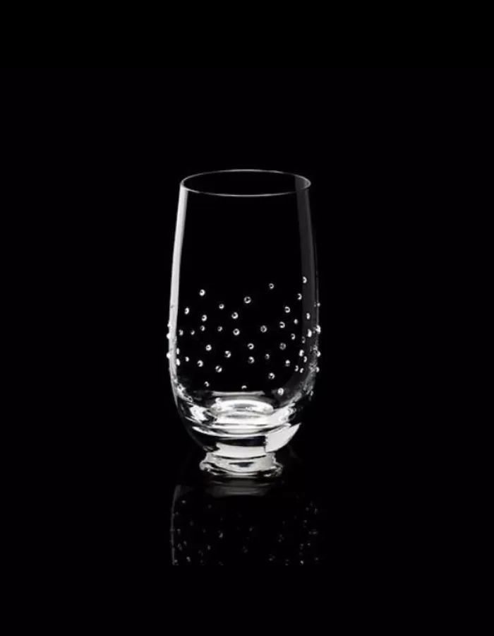 Novoline Wassergläser mit Swarovski® Kristallen - 2er Set, spülmaschinenfest, ideal für Hotels & Büros, personalisierbar ab 50 Gläsern Novoline Wassergläser mit Swarovski® Kristallen - 2er Set, spülmaschinenfest, ideal für Hotels & Büros, personalisierbar ab 50 Gläsern