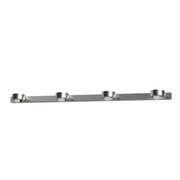 Top Light Puk Mini Choice Wand-/Spiegelleuchte IV LED, 4 Köpfe, Chrom, IP20, 230V, modern, hochwertige Designerleuchte, dimmbar, 1,8W/33W Halogen